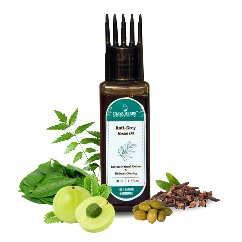 Idaya Herbs -Anti-Grey Hair Oil50ML