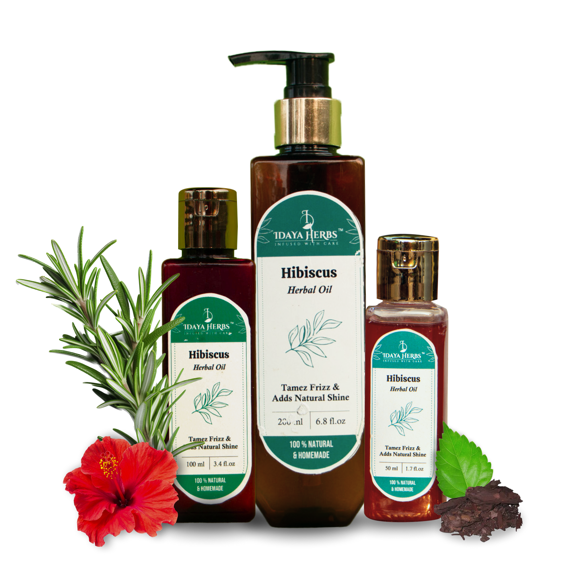 Idaya Herbs - Hibiscus Hair OilMain